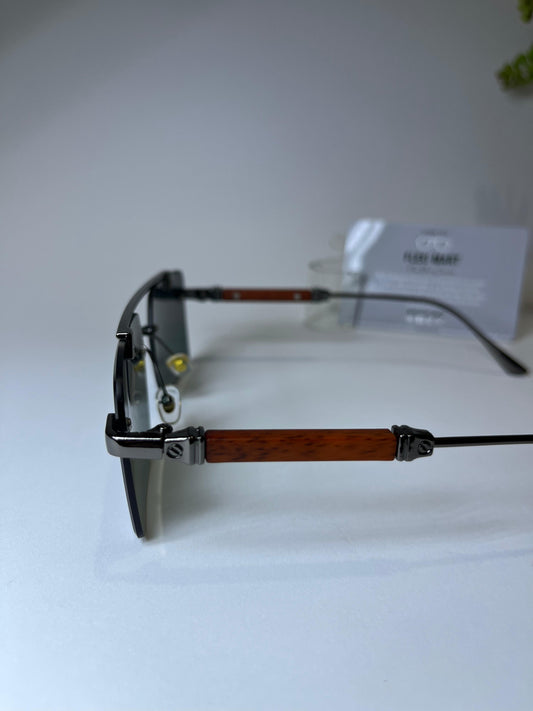 Noir Wood Fusion Sunglasses