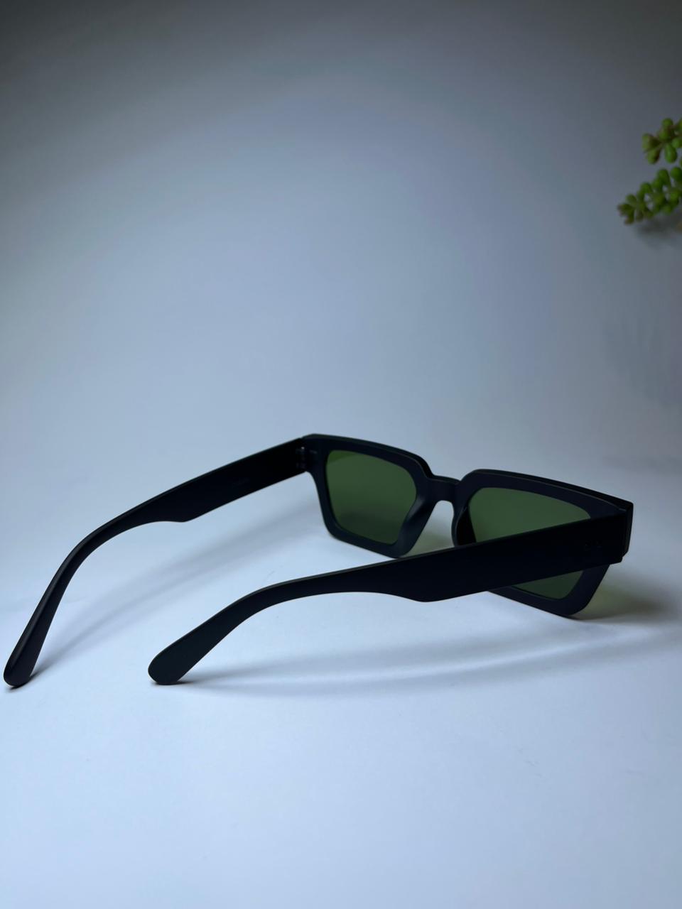 Shadow Edge Matte-Black Sunglasses