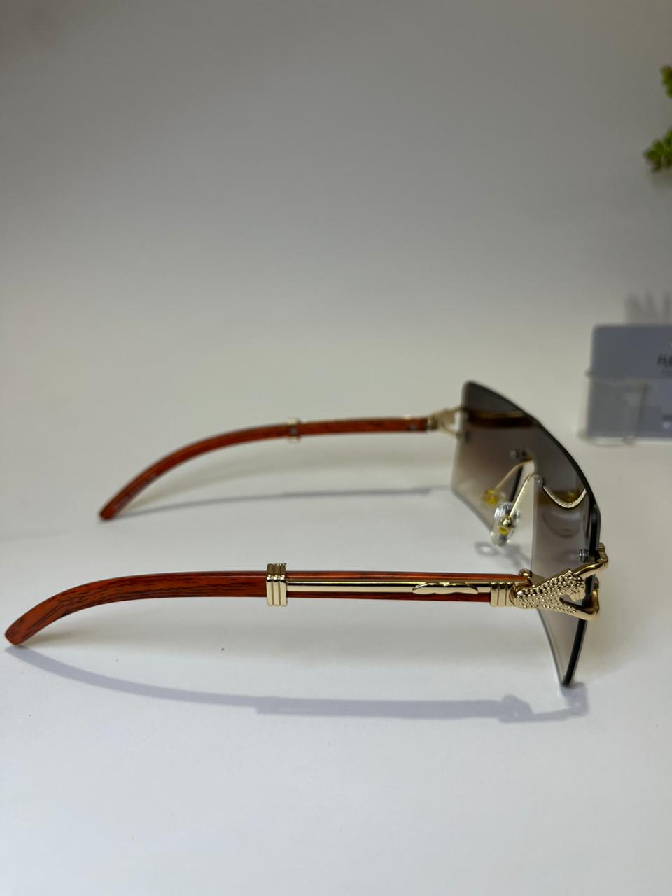 TimberLux Rimless Gradient Sunglasses