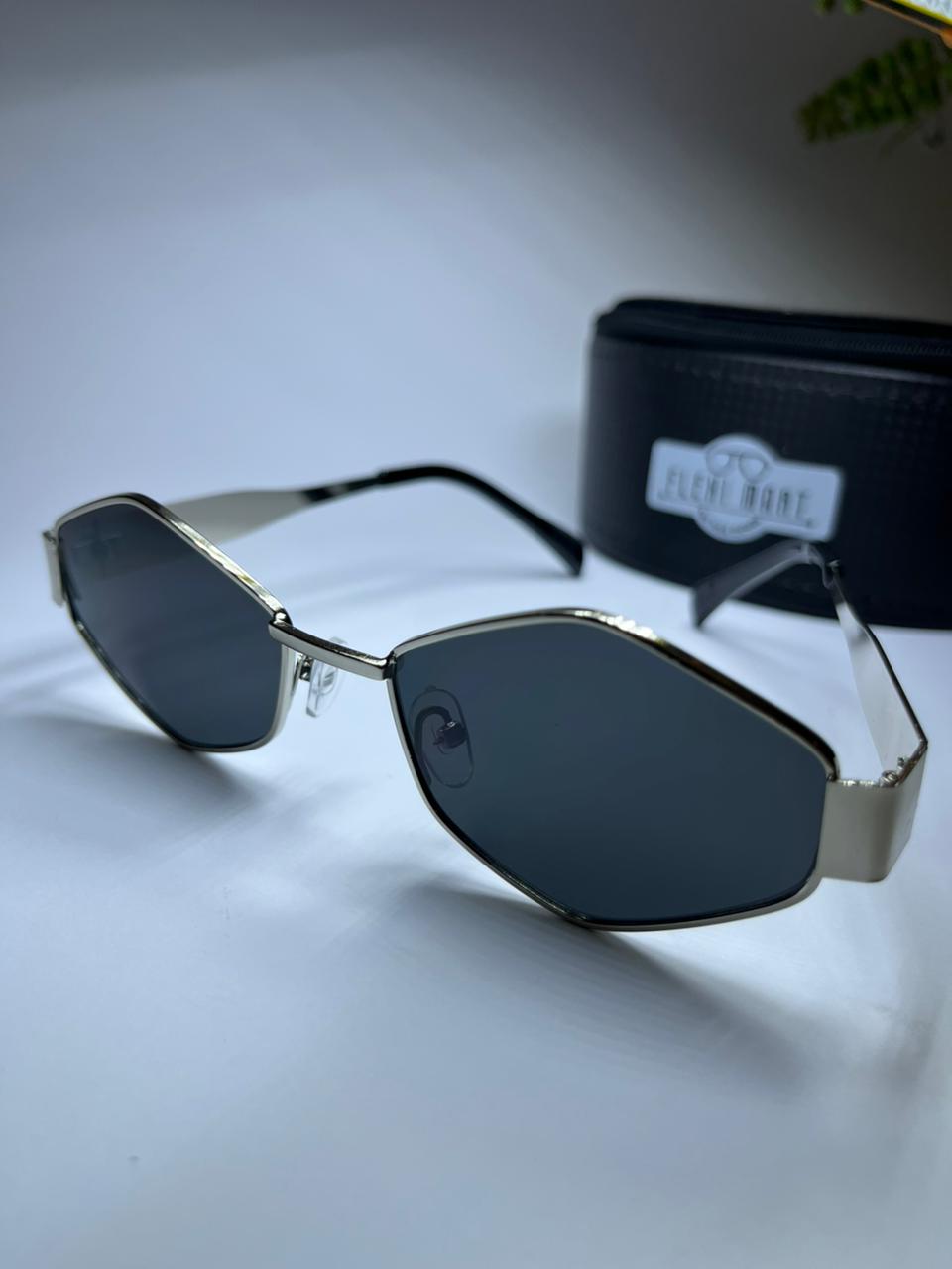 Aurora Luxe Slim Metal Sunglasses