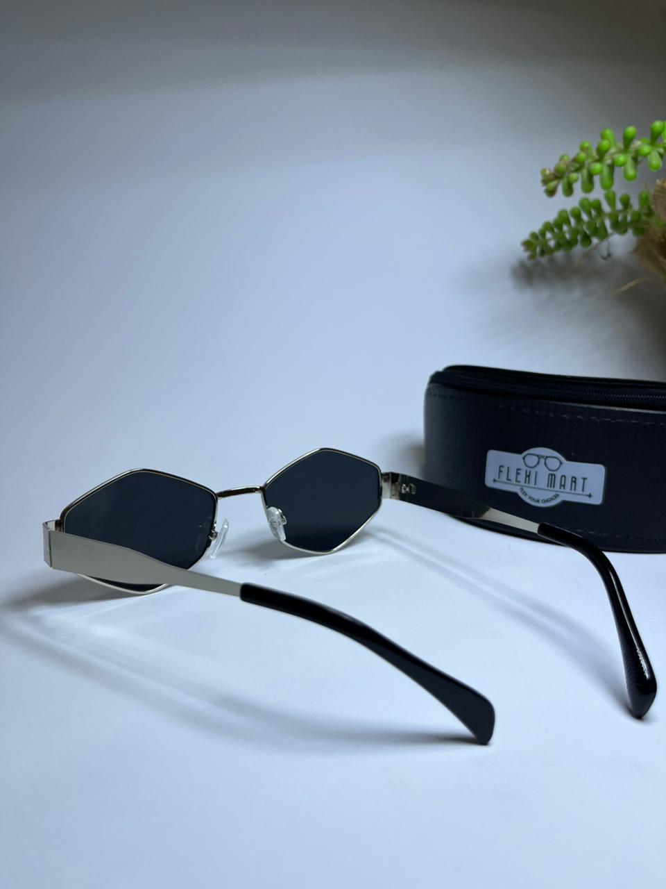 Aurora Luxe Slim Metal Sunglasses
