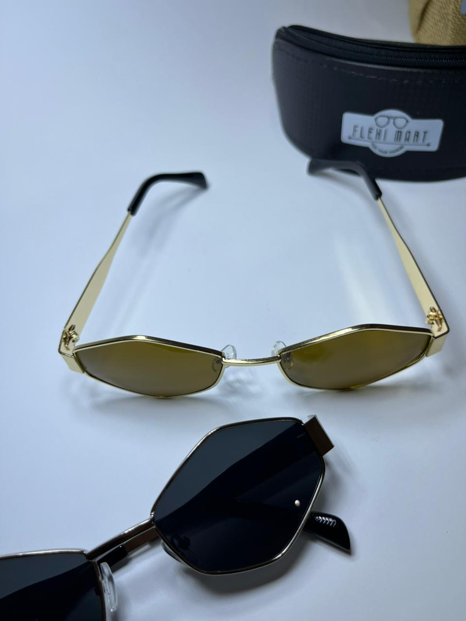 Aurora Luxe Slim Metal Sunglasses