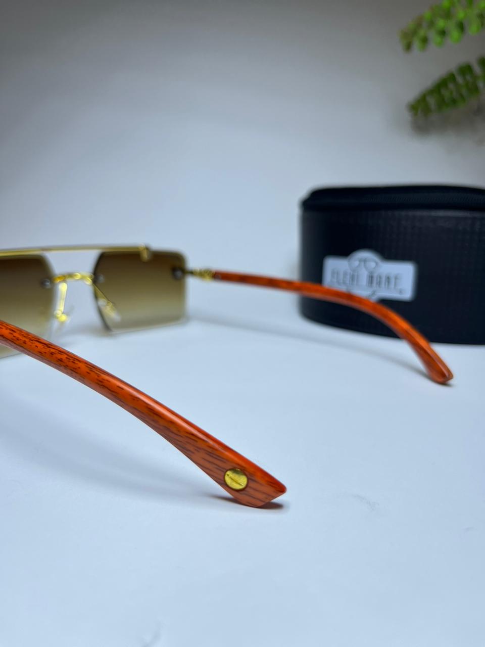 Golden Oak Luxe Sunglasses