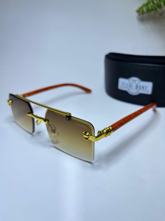 Golden Oak Luxe Sunglasses