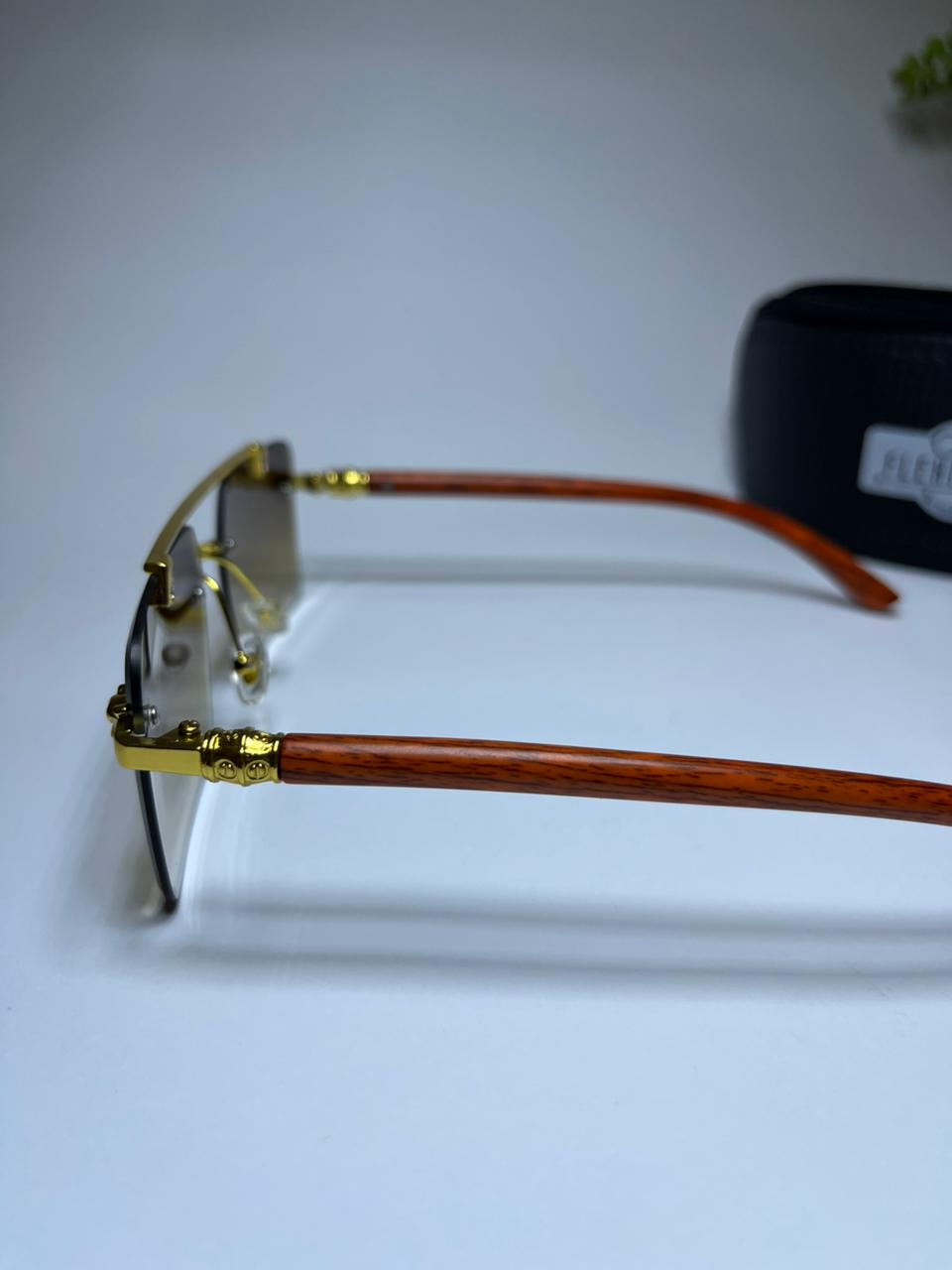 Golden Oak Luxe Sunglasses
