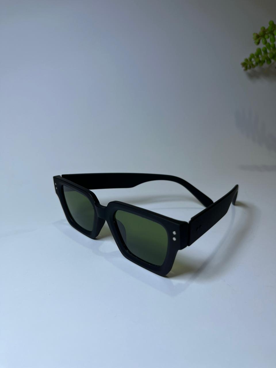 Shadow Edge Matte-Black Sunglasses