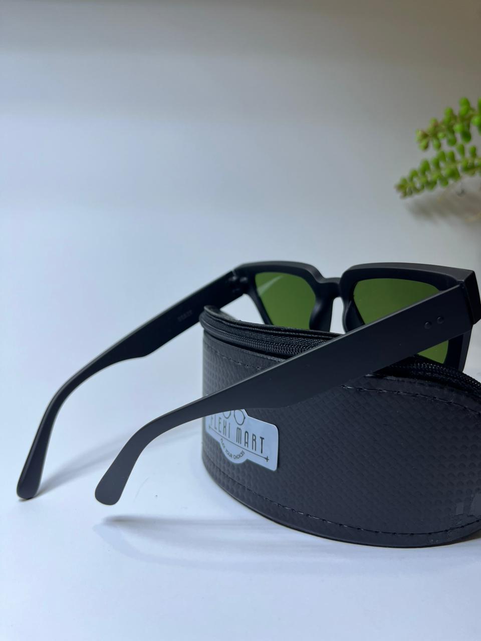 Shadow Edge Matte-Black Sunglasses