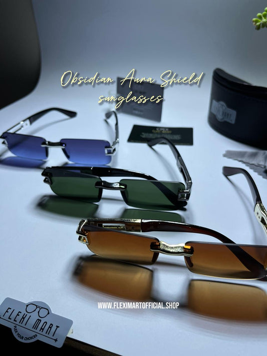 Obsidian Aura Shield Sunglasses