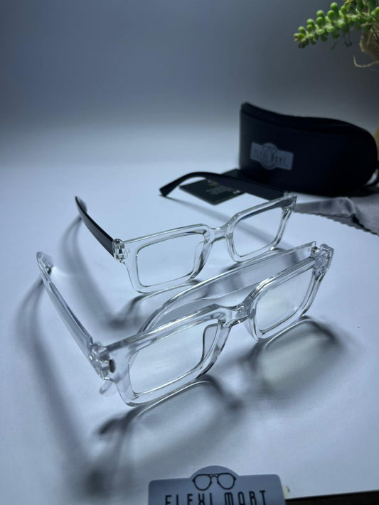 Crystal Edge Dual Tone Sunglasses