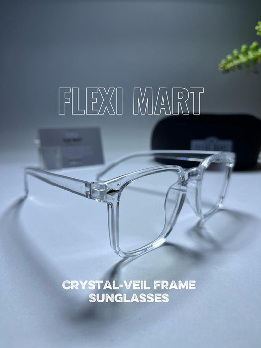 Crystal Veil Frame Sunglasses