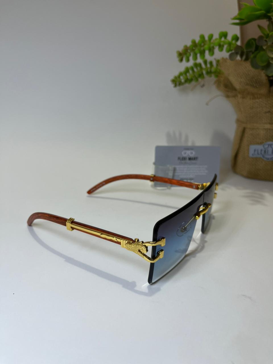 TimberLux Rimless Gradient Sunglasses