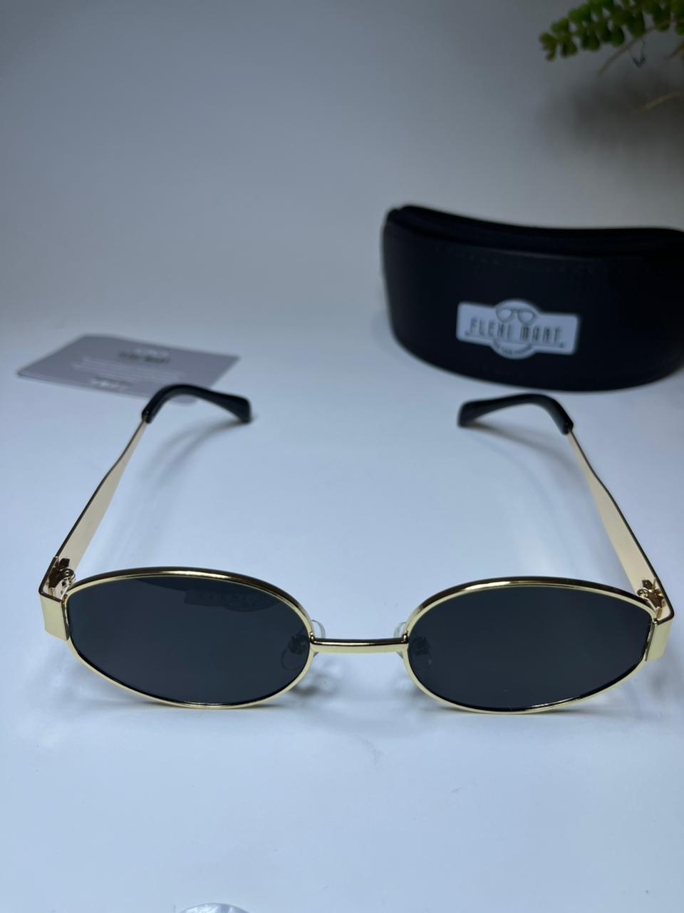 Celine Noir Elegance Oval Sunglasses