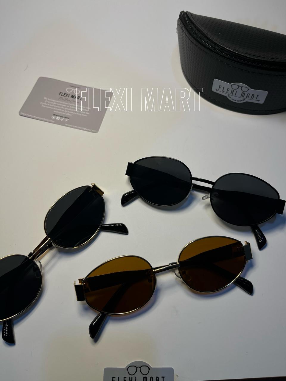 Celine Noir Elegance Oval Sunglasses