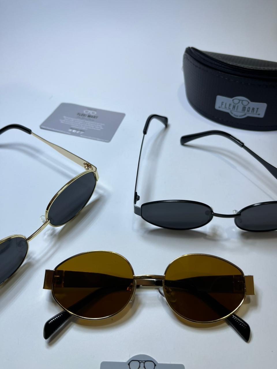 Celine Noir Elegance Oval Sunglasses